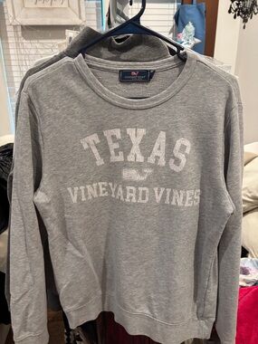 Vineyard Vines Grey Texas Logo Sweatshirt